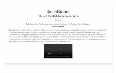 Google�s Soundstorm