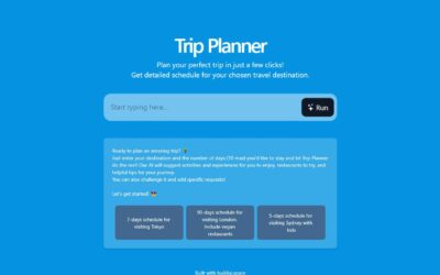 AI Trip Planner