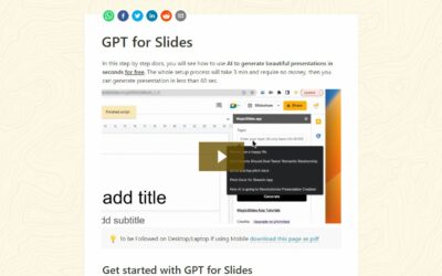 GPTforSlides