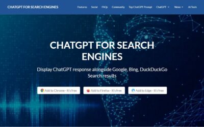 ChatGPT For Search Engines